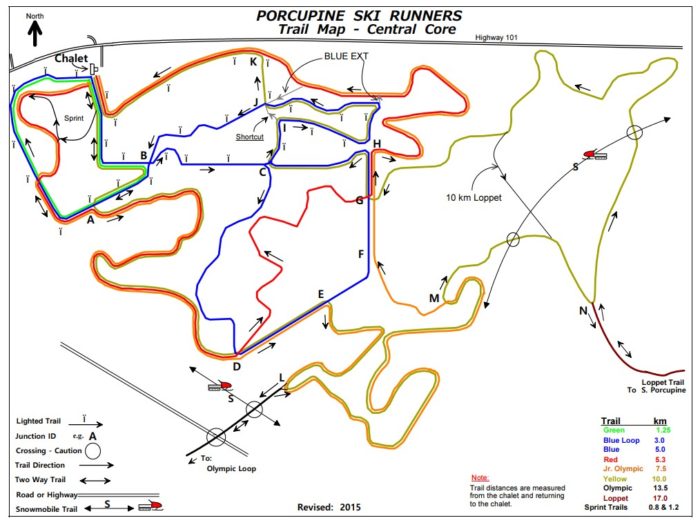 Porcupine Ski Runners Ontario Ski Trails