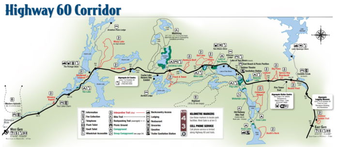 Algonquin trails off hwy 60