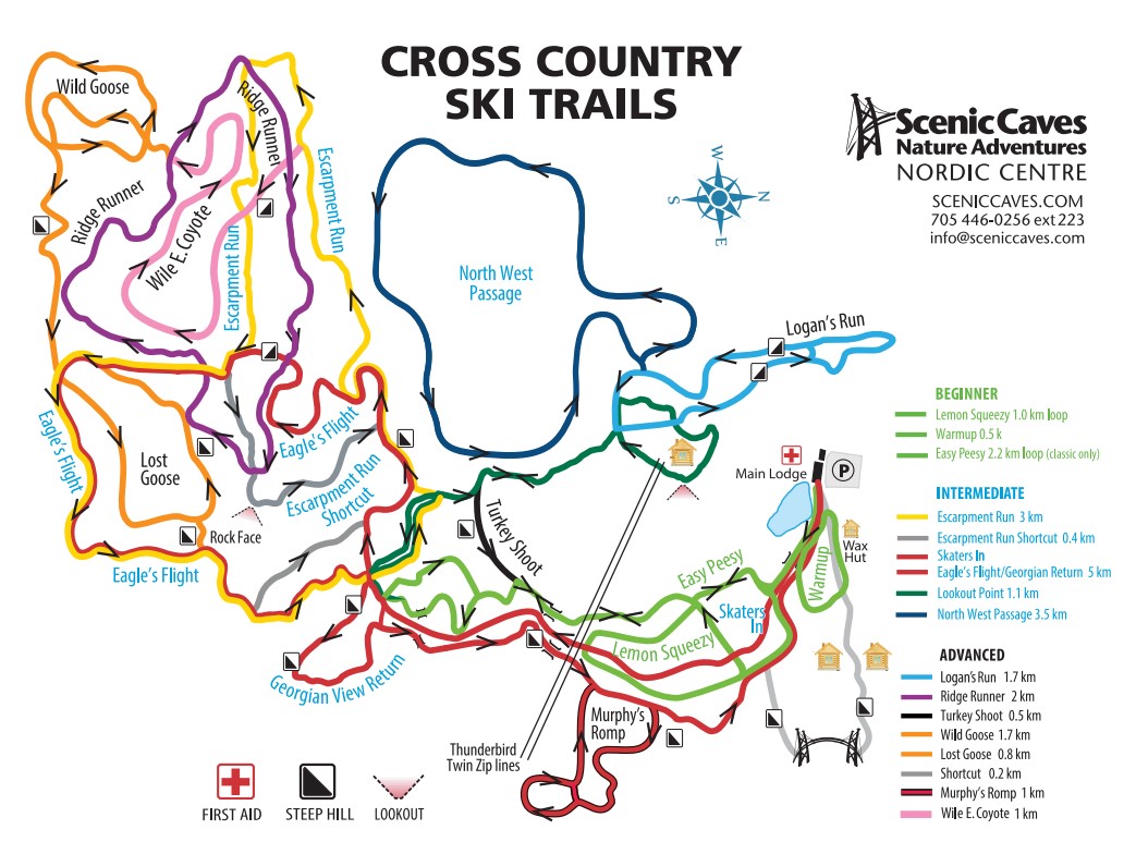 Scenic Caves Nordic ski trails