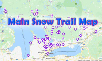 Ontario snow trail map