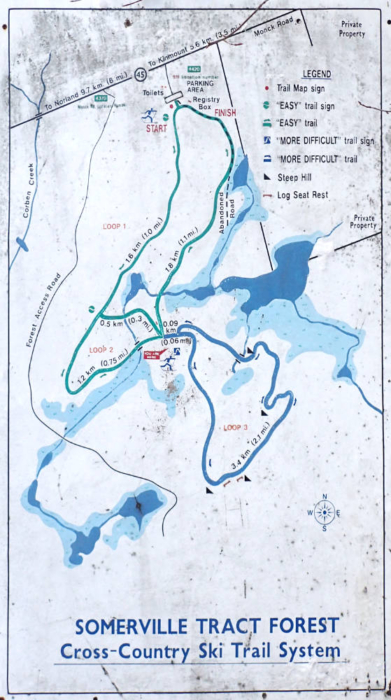 Somerville winter trail map